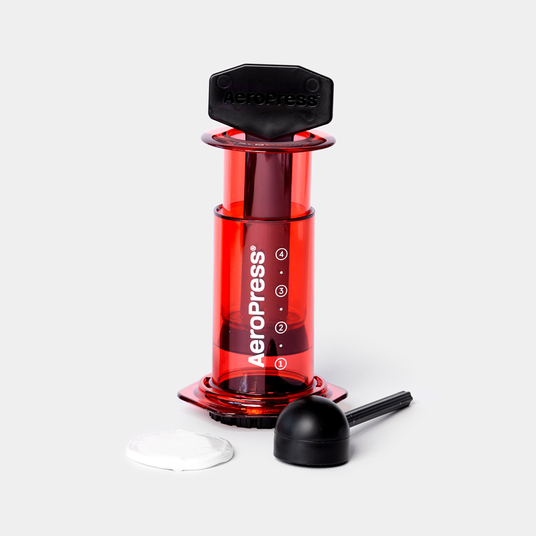 AeroPress Clear Red